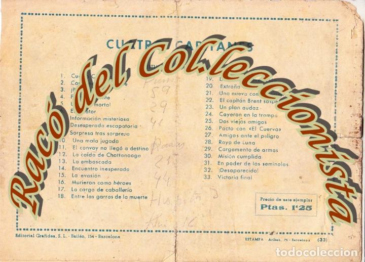 Tebeos: CONTRACUBIERTA FATIGADA - Foto 2