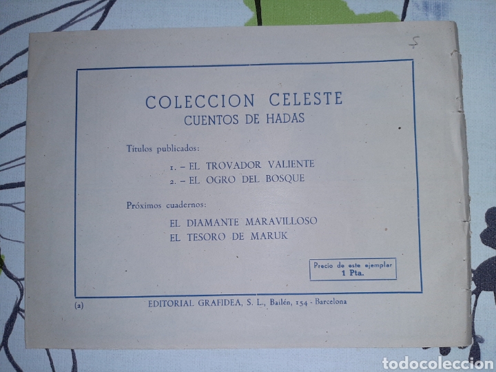 Tebeos: El ogro del bosque, cuento de hadas, Colecci&oacute;n Celeste n&deg; 2 - Foto 2