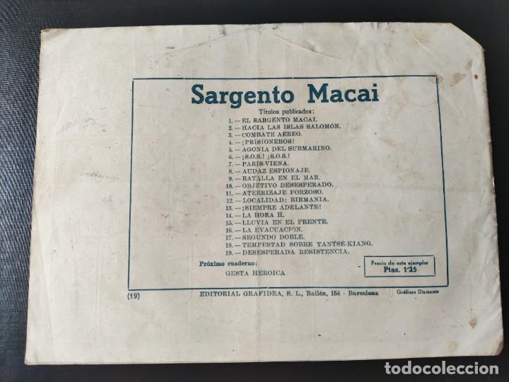 Tebeos: TEBEO- DESESPERADA RESISTENCIA- EDITORIAL GRAFIDEA - Foto 2