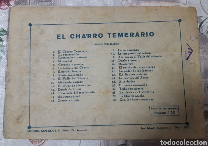 Tebeos: TEBEOS-COMICS CANDY - CHARRO TEMERARIO 30 - ORIGINAL - AA99 - Foto 2 - 298751818