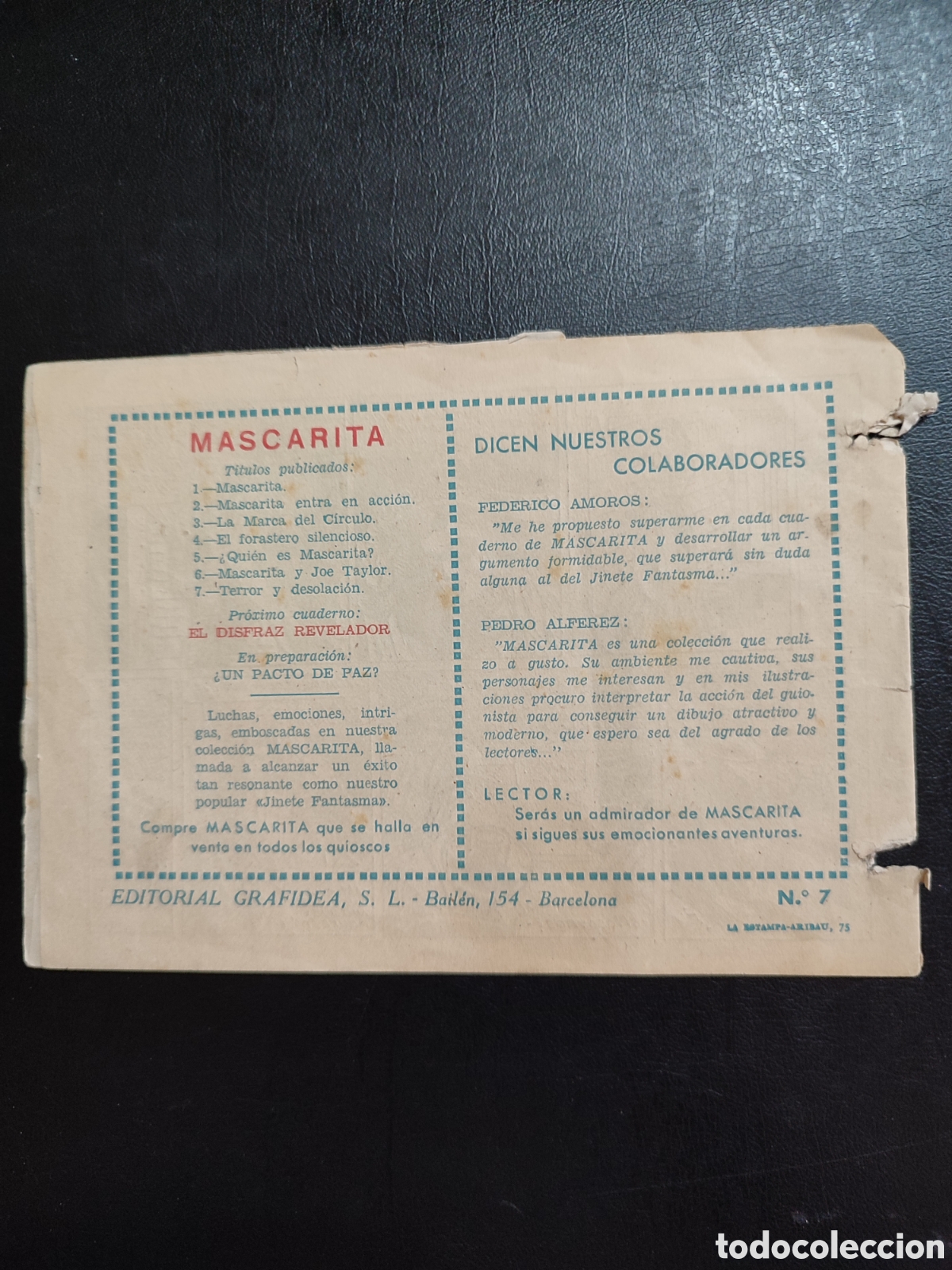 Tebeos: Mascarita n&uacute;m 7 - Foto 2