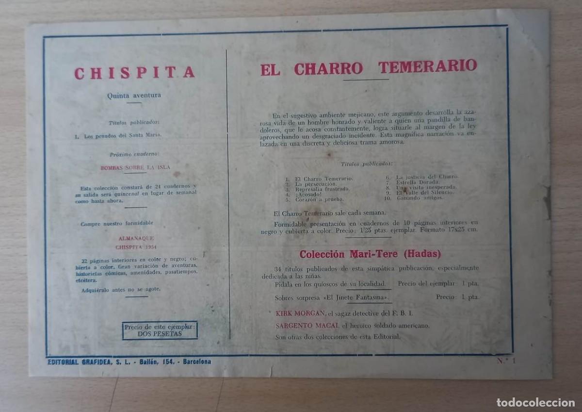 Tebeos: CHISPITA (5&ordf; AVENTURA) - GRAFIDEA / N&Uacute;MERO 1 - Foto 2