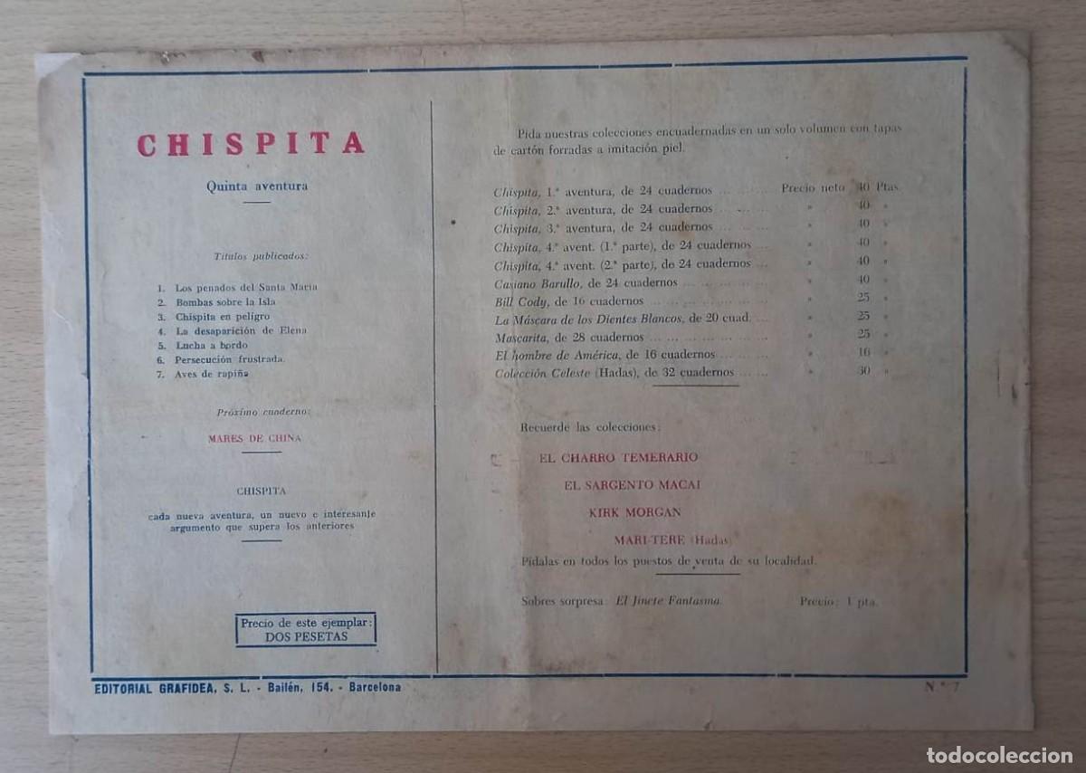 Tebeos: CHISPITA (5&ordf; AVENTURA) - GRAFIDEA / N&Uacute;MERO 7 - Foto 2