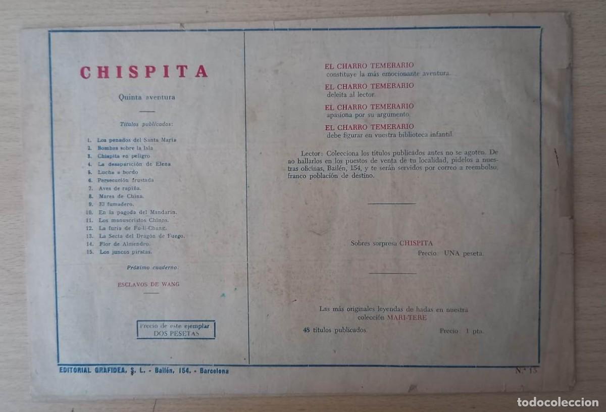 Tebeos: CHISPITA (5&ordf; AVENTURA) - GRAFIDEA / N&Uacute;MERO 15 - Foto 2