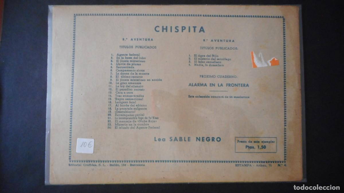 Tebeos: CHISPITA N&ordm; 4. 9&ordf; AVENTURA. ORIGINAL / C-1 - Foto 2