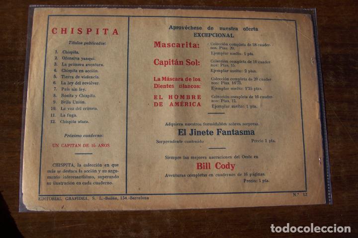Tebeos: GGRAFIDEA,- CHISPITA 1&ordf; AV. N&ordm; 12 - Foto 2