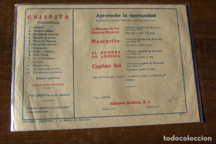 Tebeos: GGRAFIDEA,- CHISPITA 1&ordf; AV. N&ordm; 14 - Foto 2