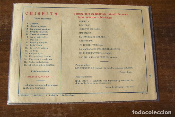 Tebeos: GGRAFIDEA,- CHISPITA 1&ordf; AV. N&ordm; 16 - Foto 2