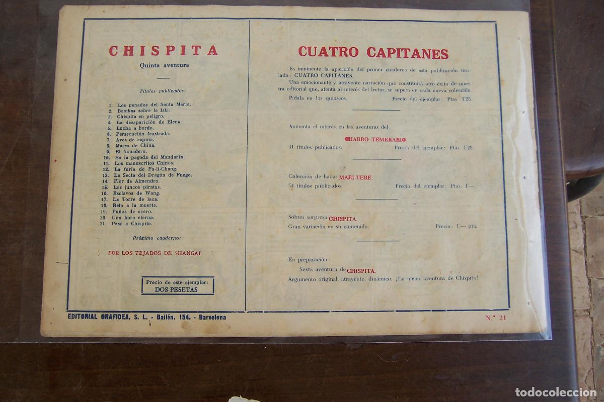 Tebeos: grafidea ,- chispita 5&ordf; quinta n&ordm; 1 - 6 - 13 al 24 - Foto 26
