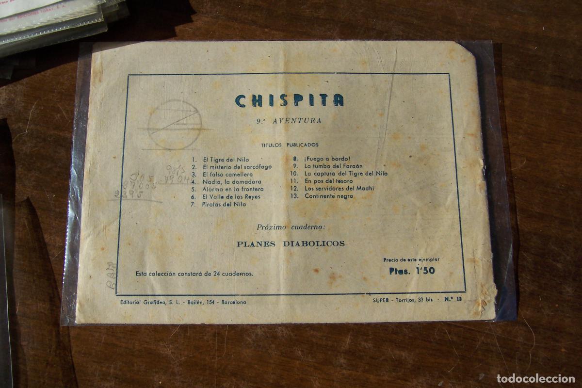 Tebeos: GRAFIDEA,- CHISPITA 9&ordf; NOVENA N&ordm; 13 - Foto 2