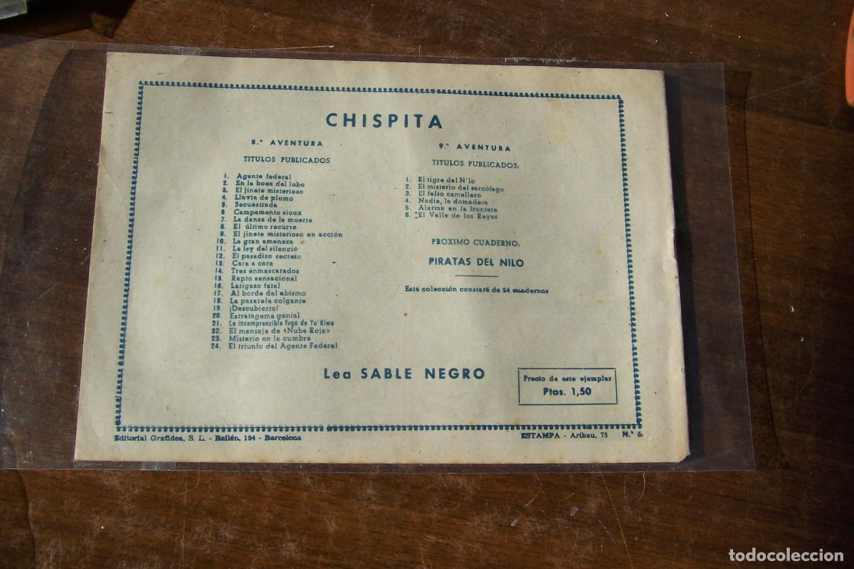 Tebeos: GRAFIDEA,- CHISPITA 9&ordf; NOVENA N&ordm; 6 - Foto 2