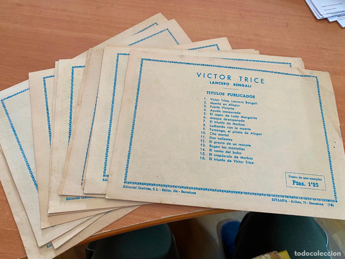 Tebeos: VICTOR TRICE LOTE N&ordm; 3 Y 7 AL 16 (FACSIMIL) (COB254) - Foto 2