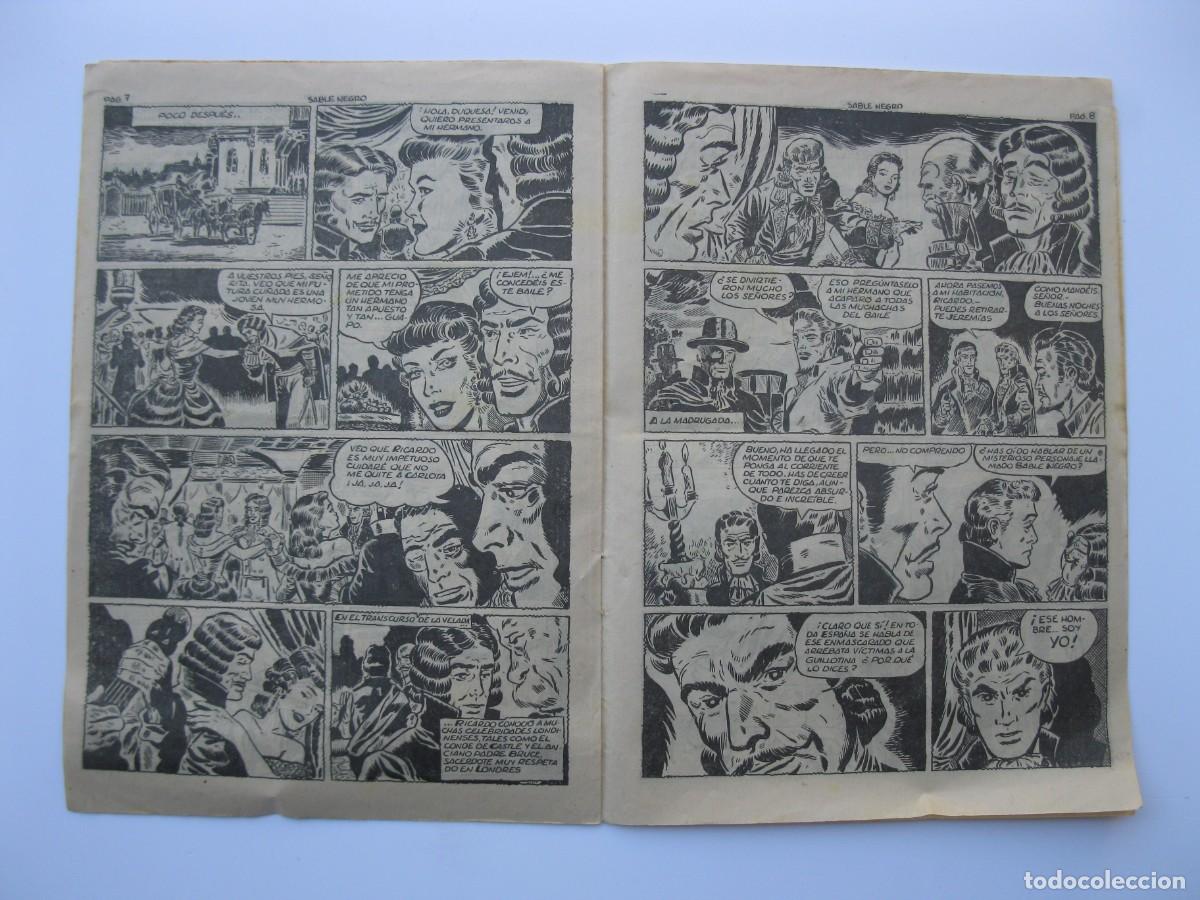 Tebeos: SABLE NEGRO - N&ordm; 1 - ORIGINAL - EDITORIAL GRAFIDEA. - Foto 2