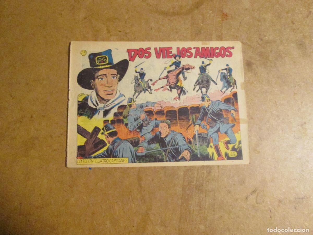 Tebeos: cuatro capitanes n&ordm; 25, original grafidea 1954 - Foto 1