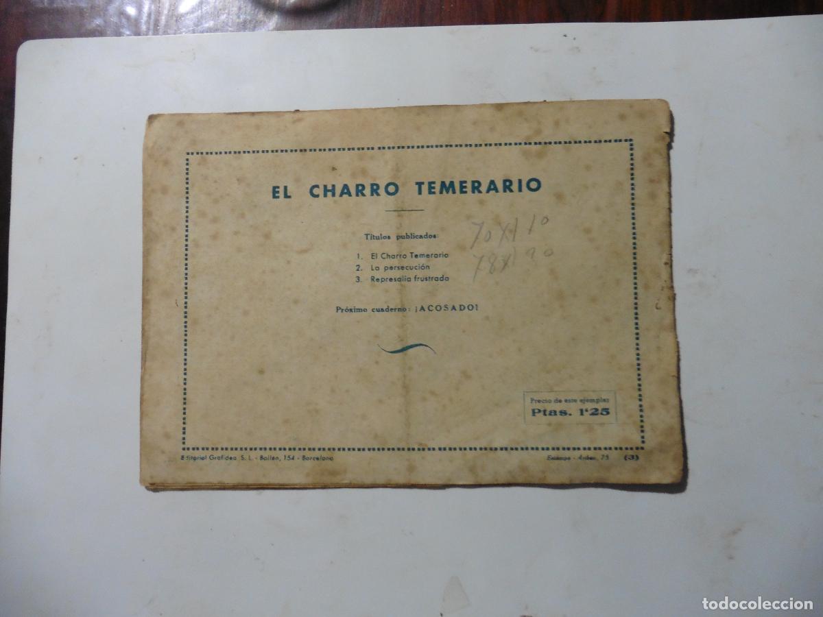Tebeos: EL CHARRO TEMERARIO N-3 GRAFIFIA ORIGINAL - Foto 2