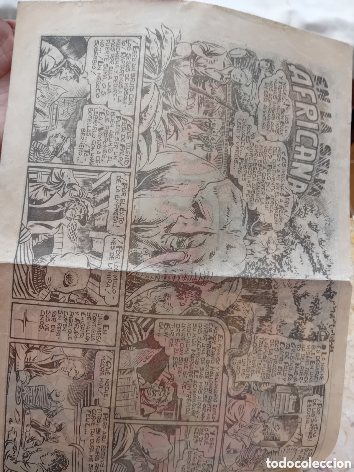 Tebeos: en la selva africana chispitas original de la epoca - Foto 4