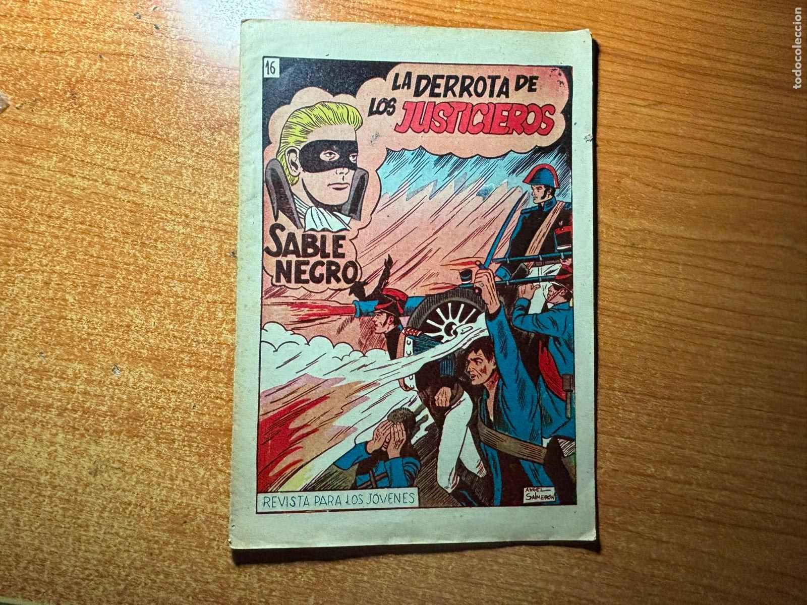 Tebeos: SABLE NEGRO N&ordm; 16 EDITORIAL GRAFIDEA &Uacute;LTIMO NUMERO 1957