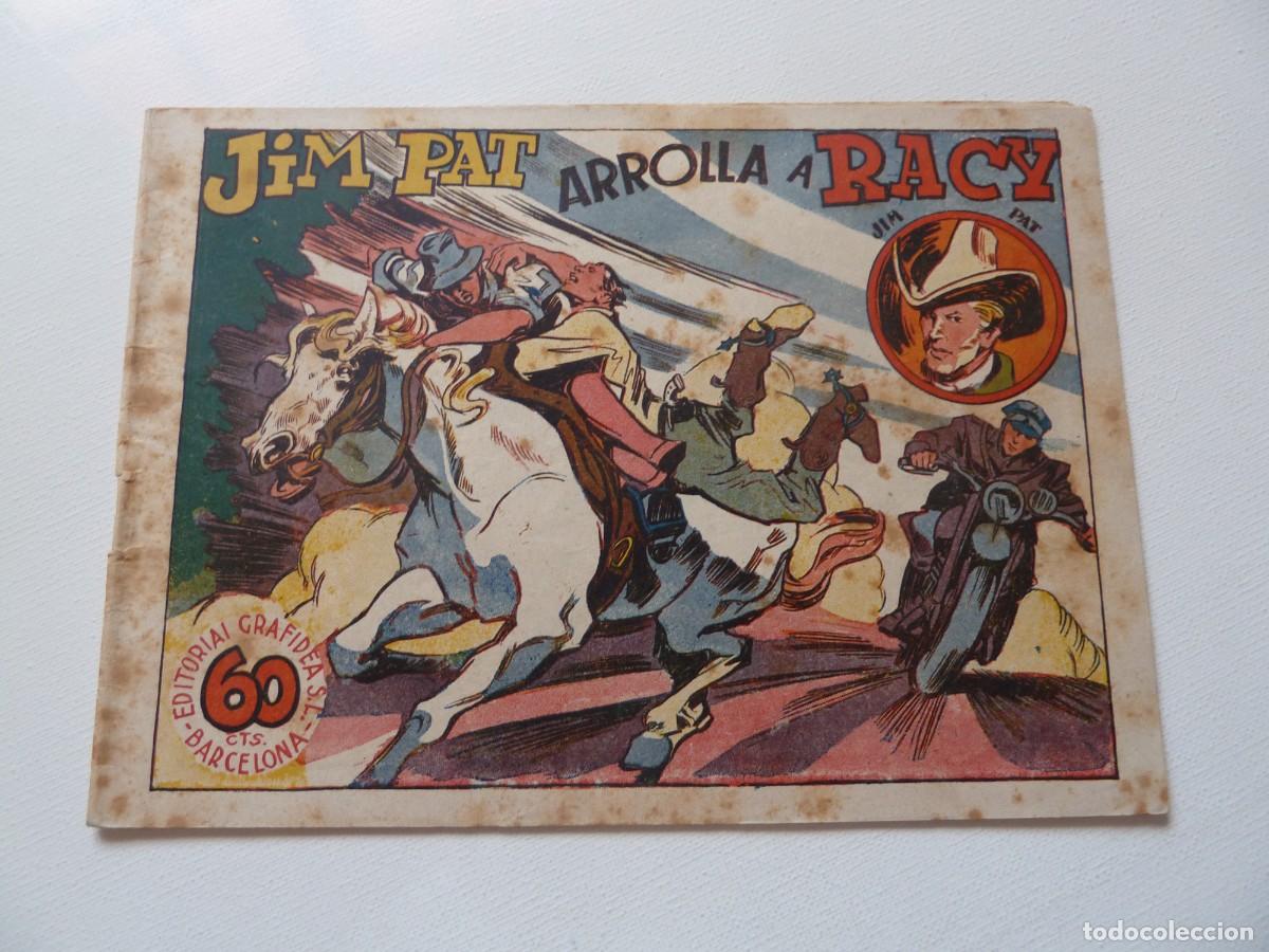Tebeos: JIM PAT N&ordm; 8, ARROLLA A RACY, ORIGINAL, GRAFIDEA, DIFICIL