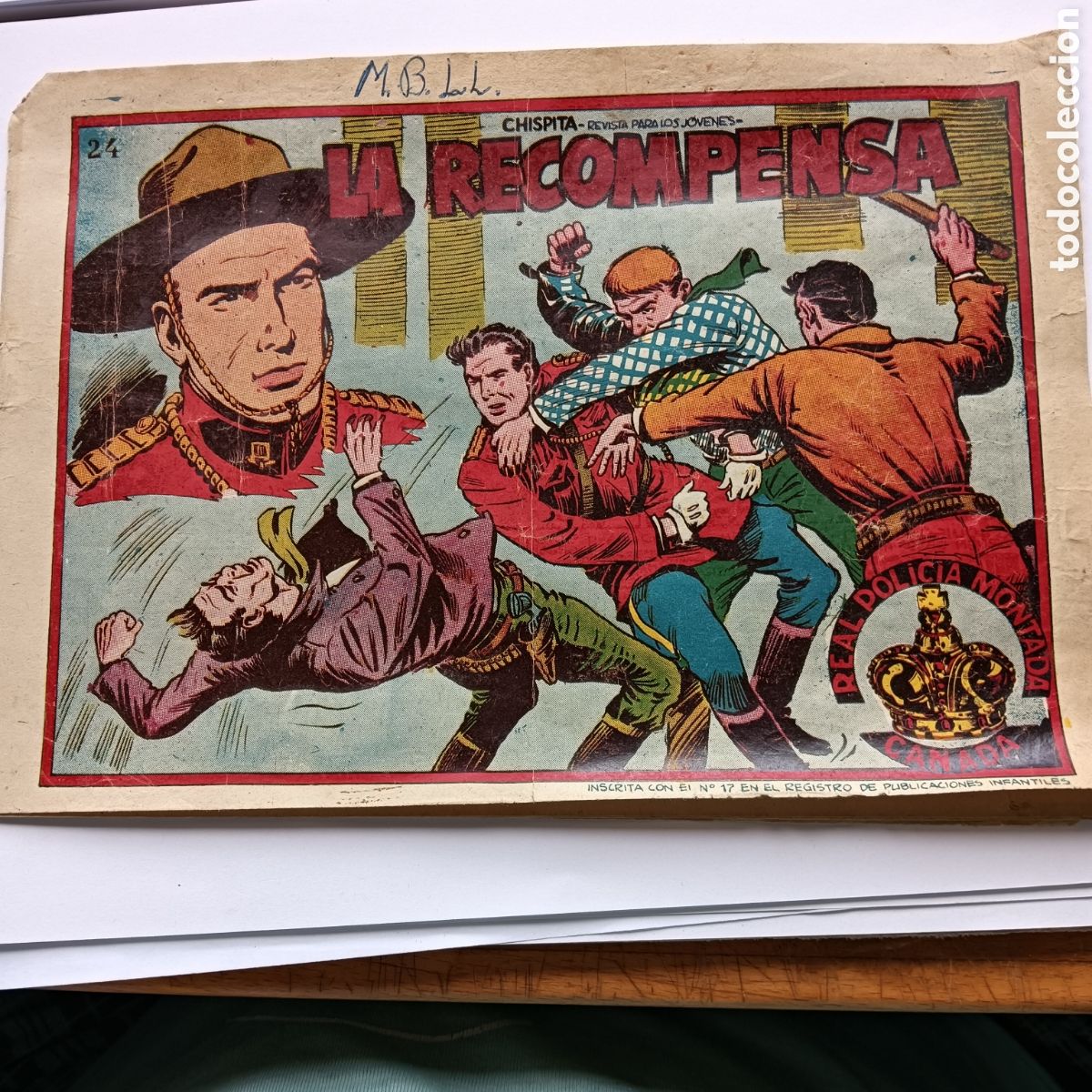 Tebeos: CHISPITA N&Uacute;M 24 ORIGINAL AVENTURAS N&Uacute;M 10 EDI GRAFIDEA