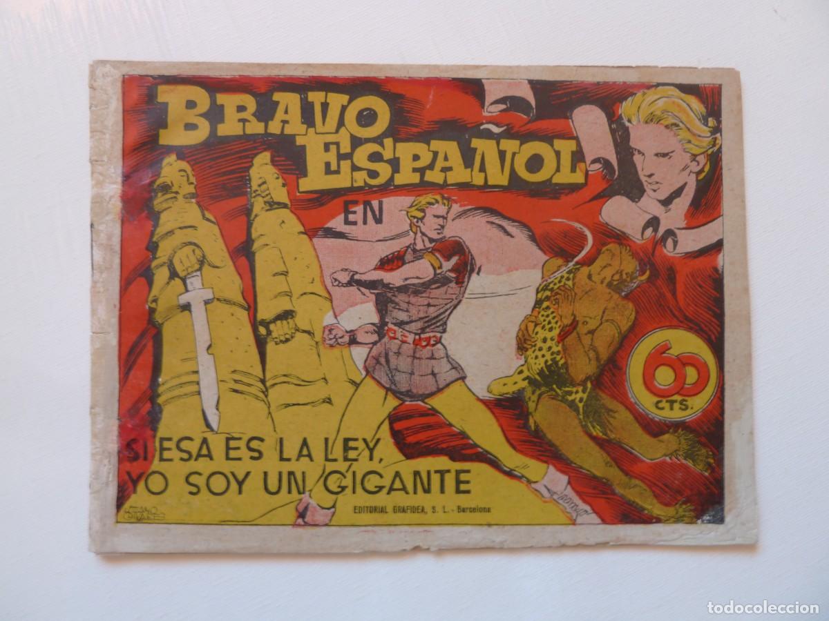Tebeos: BRAVO ESPA&Ntilde;OL N&ordm; 2, SI ESA ES LA LEY, YO SOY UN GIGANTE, ED. CINEMA/GRAFIDEA . ORIGINAL 1941