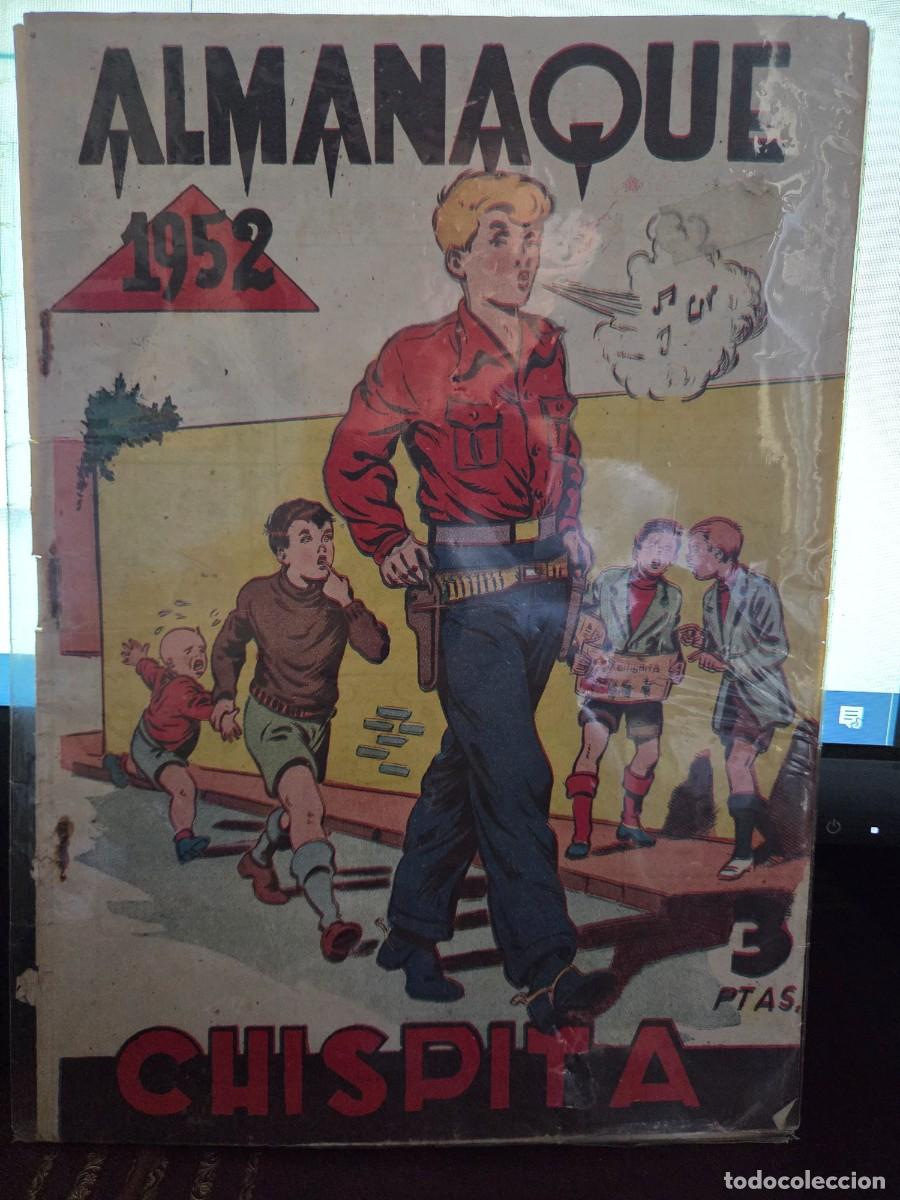 Tebeos: ALMANAQUES CHISPITA ORIGINALES EDITORIAL GRAFIDEA A&Ntilde;OS 1952/1953/1955/1957