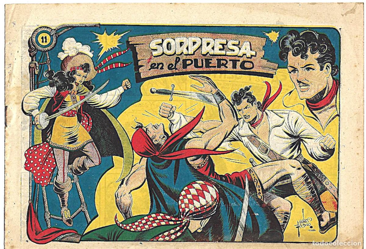 BDs: LA CAPITANA N&ordm; 11 ORIGINAL GRAFIDEA 1955 MUY BUEN ESTADO-LEER DESCRIPCION Y VER FOTOS