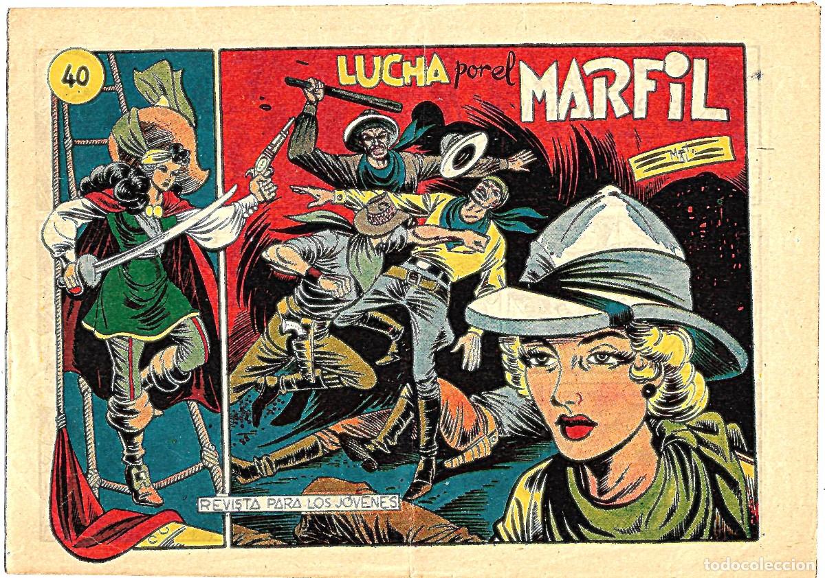 BDs: LA CAPITANA N&ordm; 40 DIFICIL ULTIMOSORIGINAL GRAFIDEA 1955 MUY BUEN ESTADO-LEER DESCRIPCION Y VER FOTOS
