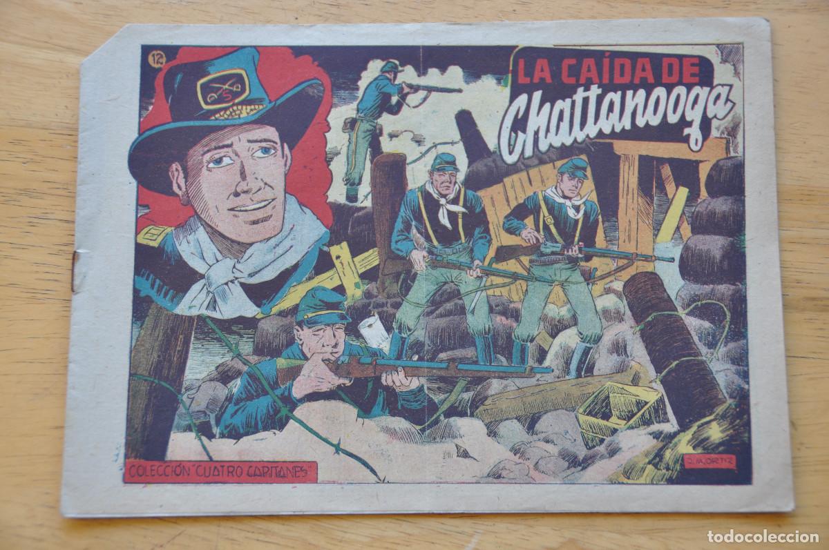 BDs: COMIC - CUATRO CAPITANES N&ordm;12 - LA CA&Iacute;DA DE CHATTANOOGA - EDITORIAL GRAFIDEA