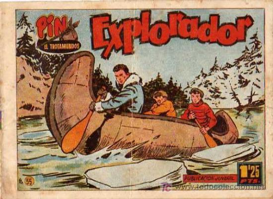 Tebeos: PIN EL TROTAMUNDOS N&ordm; 55 - Foto 1