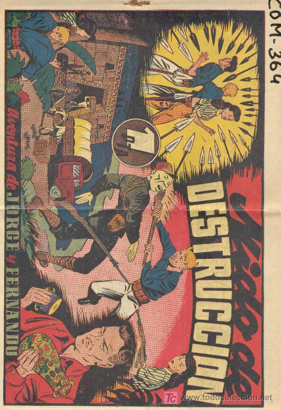 Tebeos: (COM-364)COMIC JORGE Y FERNANDO-NIDO DE DESTRUCCION - Foto 1