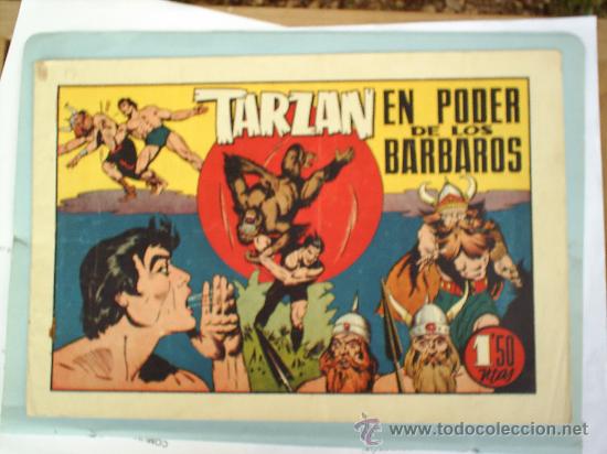 Tebeos: TARZAN EN PODER DE LOS BARBAROS -N. 17 -HISPANO AMERICANA - Foto 1