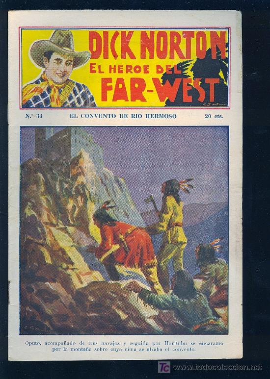 Tebeos: DICK NORTON. N&ordm; 34. EL HEROE DEL FAR - WEST. . - Foto 1