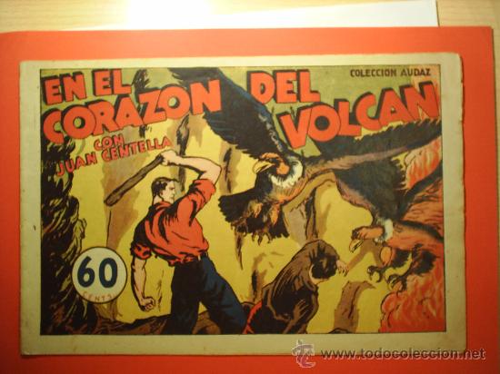 Tebeos: JUAN CENTELLA- en el corazon del volcan -HISPANO AMERICANA - Foto 1