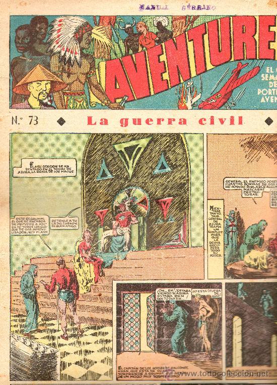 Tebeos: AVENTURERO  HISPANO AMERICANA    N&ordm; 73 - Foto 1
