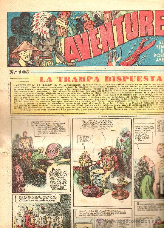 Tebeos: AVENTURERO  HISPANO AMERICANA    N&ordm; 105 - Foto 1