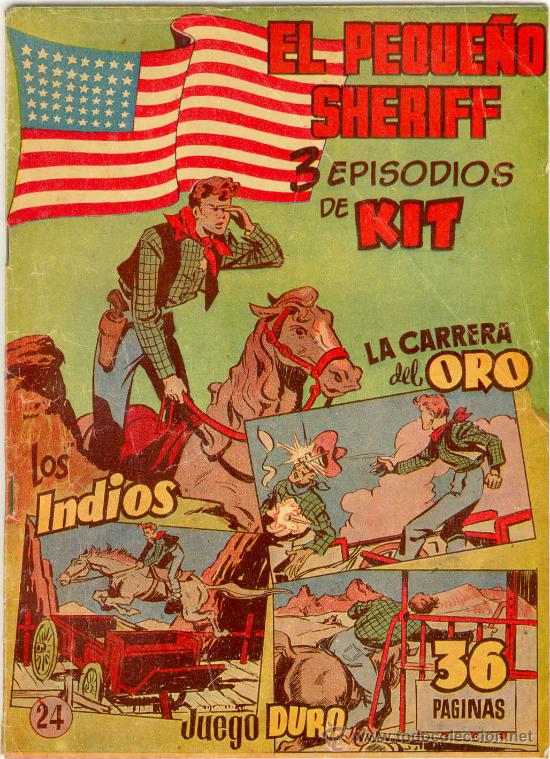 Tebeos: (COM-1860)COMIC EL PEQUE&Ntilde;O SHERIFF VERTICAL ORIGINAL N&ordm;24 - Foto 1