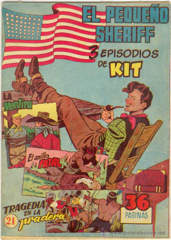 Tebeos: (COM-1857)COMIC EL PEQUE&Ntilde;O SHERIFF VERTICAL ORIGINAL N&ordm;21 - Foto 1
