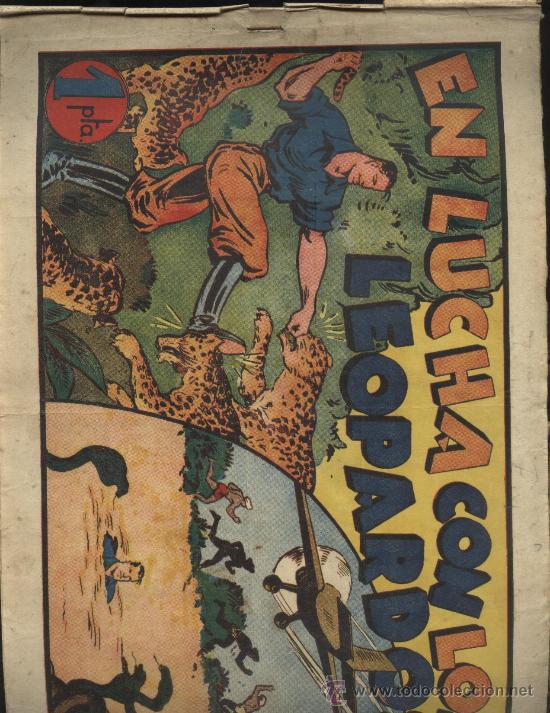 Tebeos: JUAN CENTELLA EN LUCHA CON LOS LEOPARDOS - Foto 1