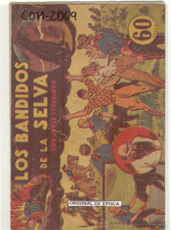 Tebeos: (COM-2069)COMIC JORGE Y FERNANDO EN LOS BANDIDOS DE LA SELVA - Foto 1