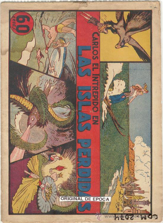 Tebeos: (COM-2074)COMIC CARLOS EL INTREPIDO EN LAS ISLAS PERDIDAS N&ordm;1 - Foto 1