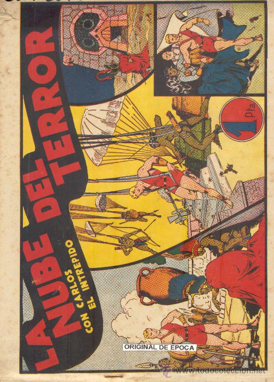Tebeos: (COM-2079)COMIC CARLOS EL INTREPIDO EN LA NUBE DEL TERROR - Foto 1