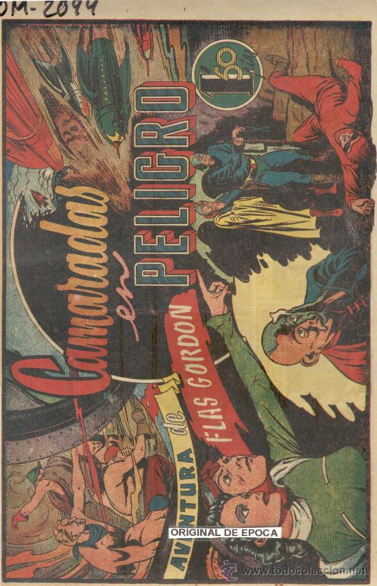 Tebeos: (COM-2094)COMIC CON FLAS GORDON EN EL CAMARADAS EN PELIGRO - Foto 1