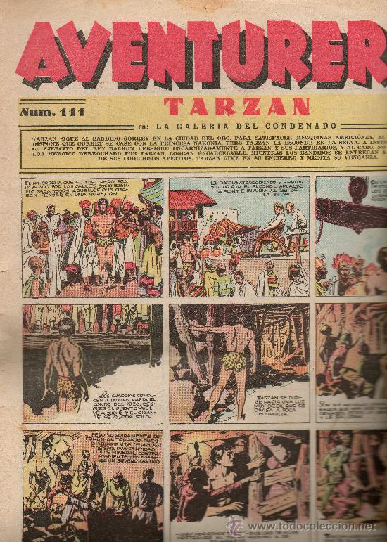 Tebeos: AVENTURERO      N&ordm; 111   DE HISPANO AMERICANA - Foto 1