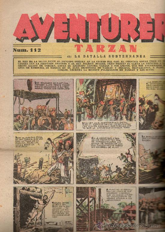Tebeos: AVENTURERO      N&ordm; 112   DE HISPANO AMERICANA - Foto 1