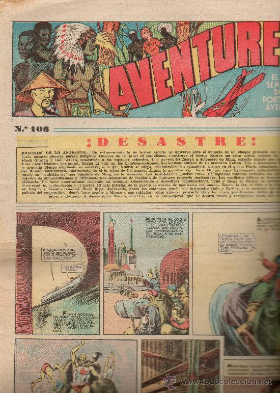 Tebeos: AVENTURERO      N&ordm; 107   DE HISPANO AMERICANA - Foto 1