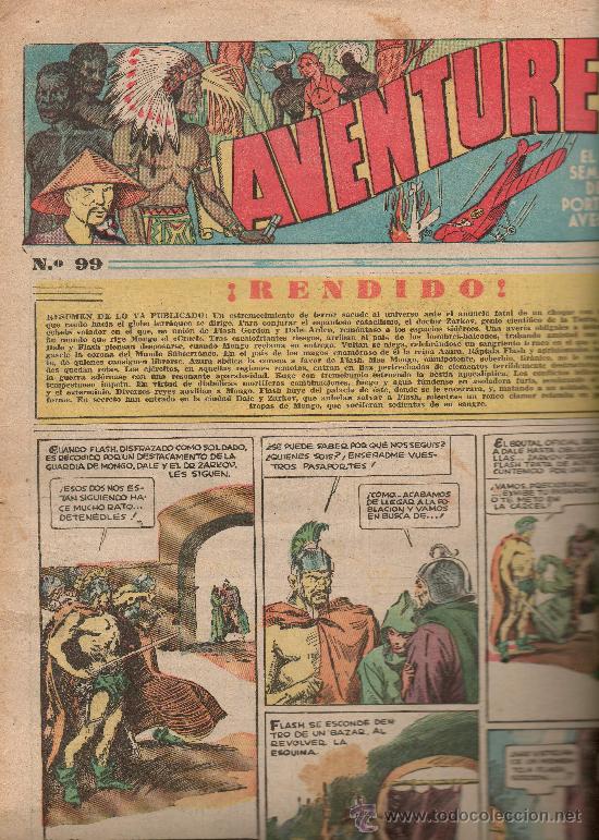 Tebeos: AVENTURERO      N&ordm; 99   DE HISPANO AMERICANA - Foto 1