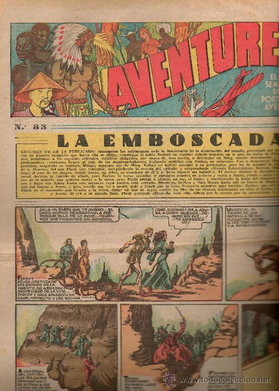 Tebeos: AVENTURERO      N&ordm; 83  DE HISPANO AMERICANA - Foto 1