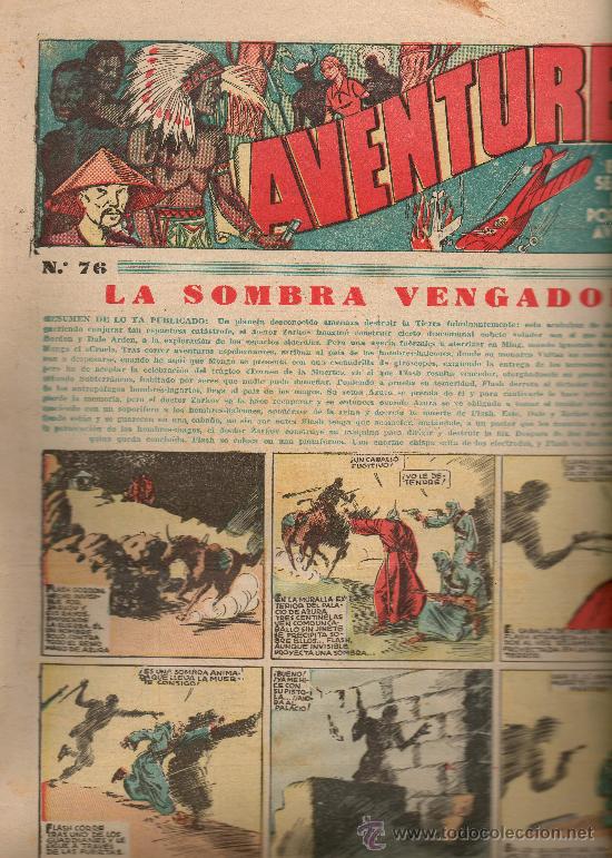 Tebeos: AVENTURERO      N&ordm; 76  DE HISPANO AMERICANA - Foto 1