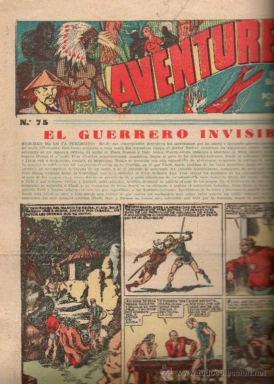 Tebeos: AVENTURERO      N&ordm; 75  DE HISPANO AMERICANA - Foto 1