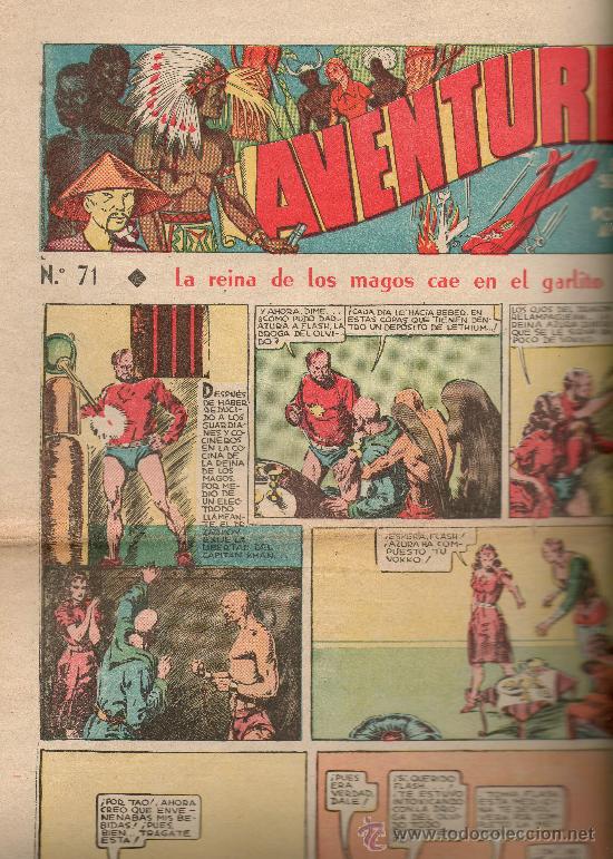 Tebeos: AVENTURERO      N&ordm; 71  DE HISPANO AMERICANA - Foto 1